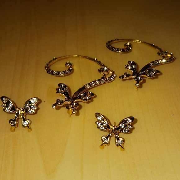 Butterfly Earrings - Picture 2 of 9